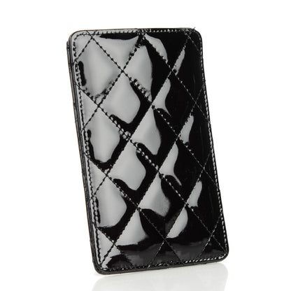 Chanel Patent Quilted Brilliant iPhone 4 Case Black 3 of 8
