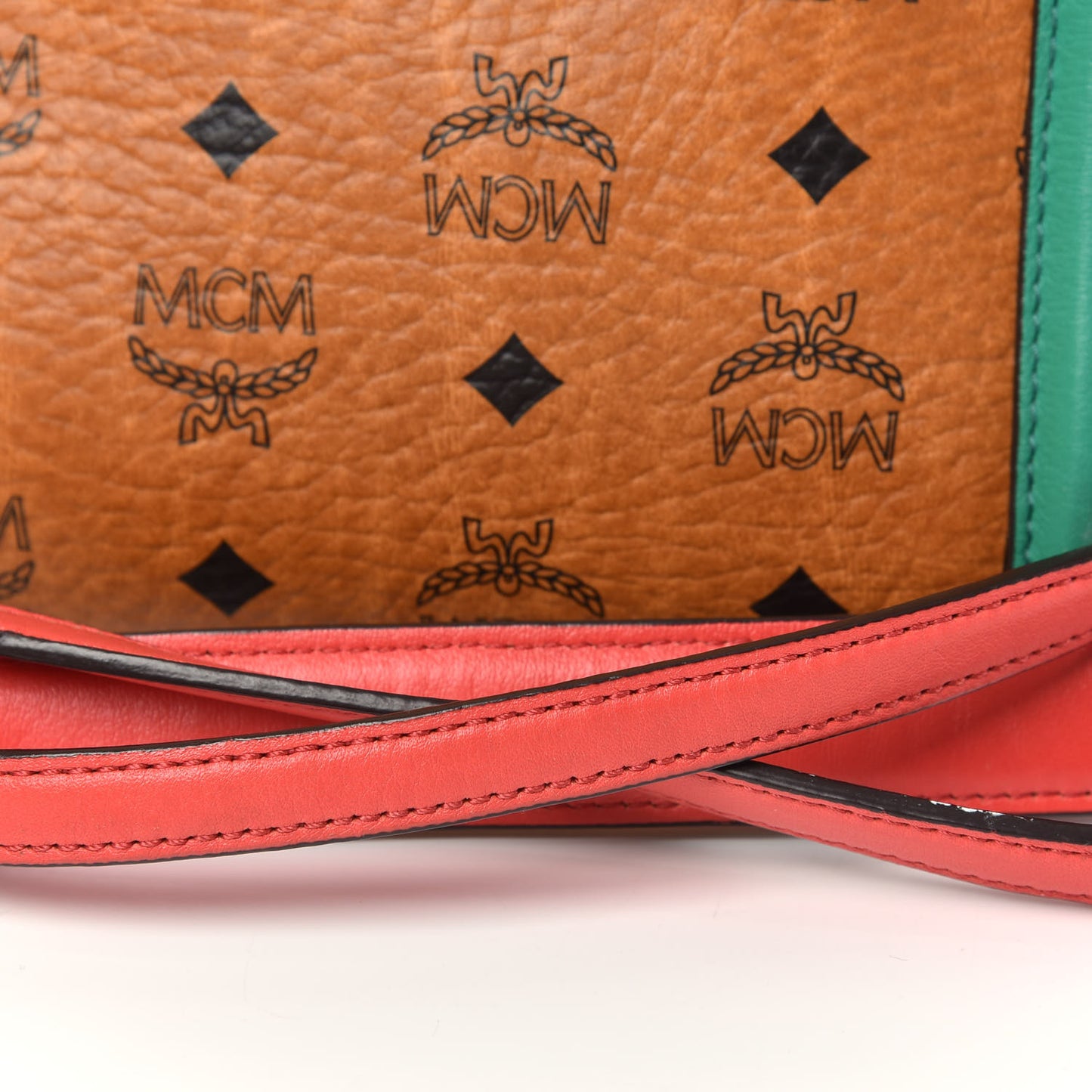 Visetos Small Kathy Tote Cognac Multicolor