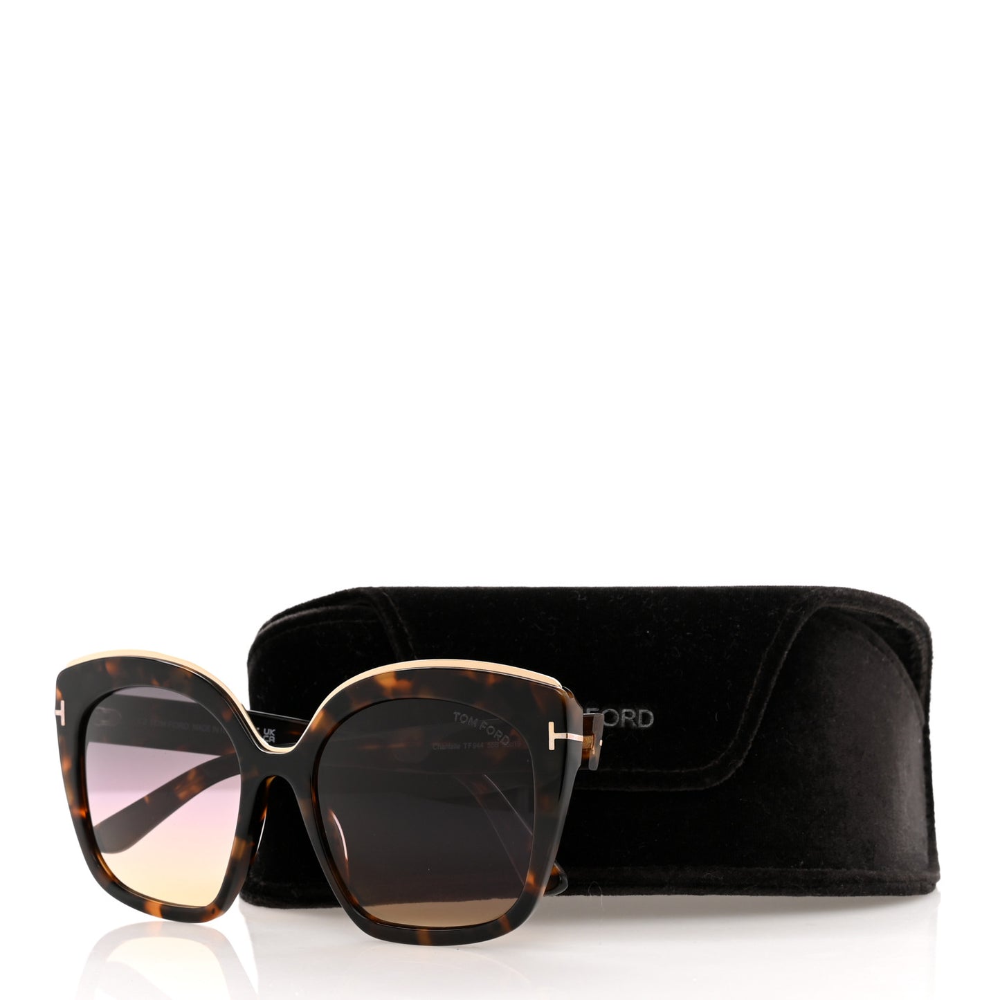 Acetate Chantalle Butterfly Sunglasses TF944 Tortoise