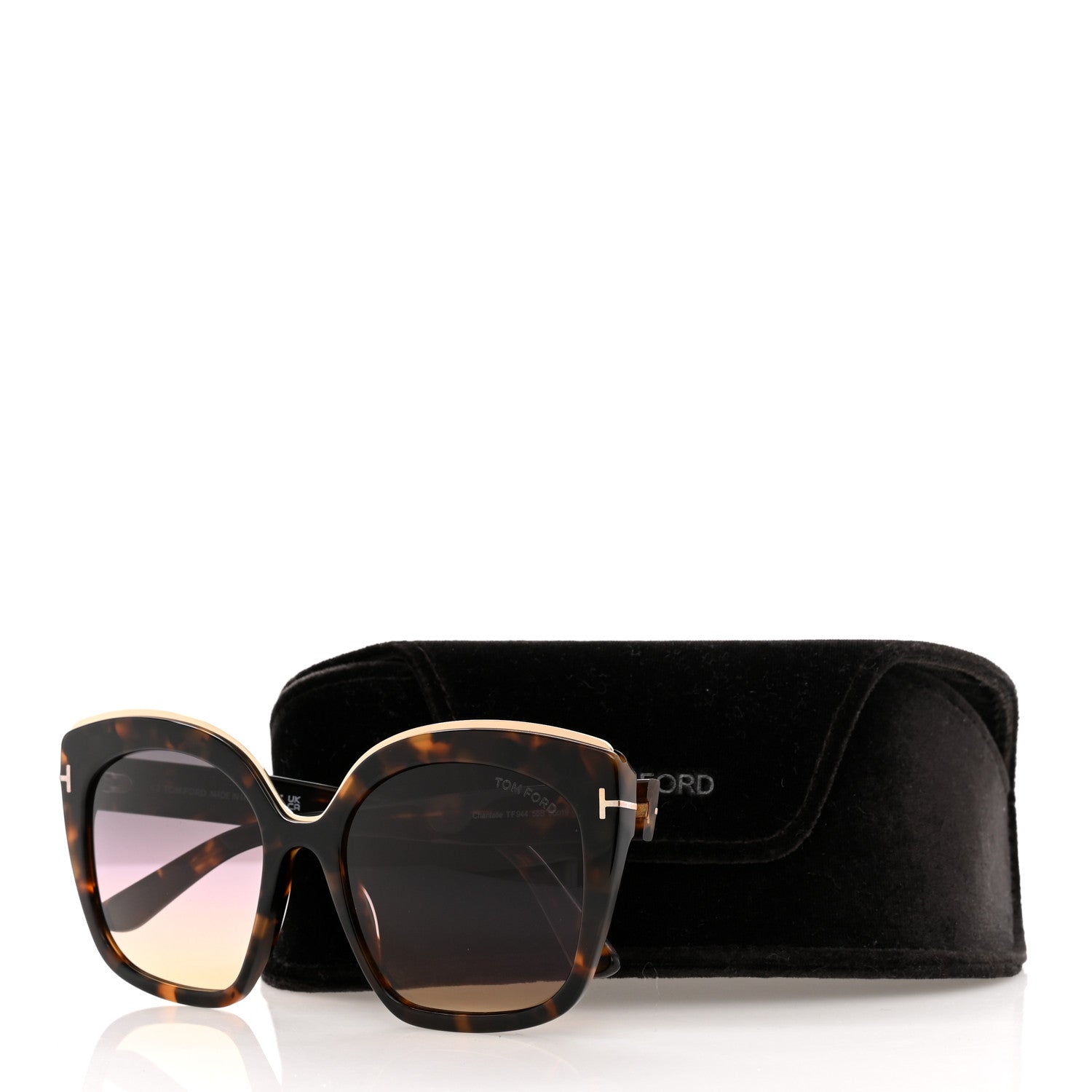 Tom Ford Acetate Chantalle Butterfly Sunglasses TF944 Tortoise 8 of 8