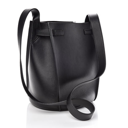 Celine Smooth Calfskin Long Strap Big Bucket Bag Black 3 of 13