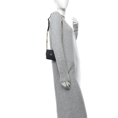 Chanel Lambskin Quilted CC Enamel Mini Belt Bag Black 3 of 12