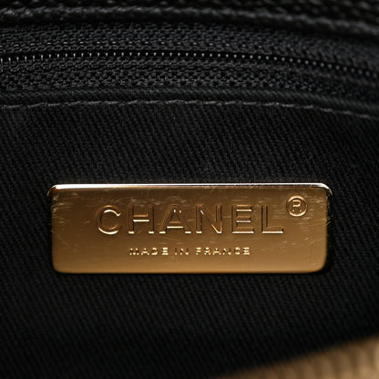 Chanel Grained Calfskin Stitched Flap Black 6 of 16