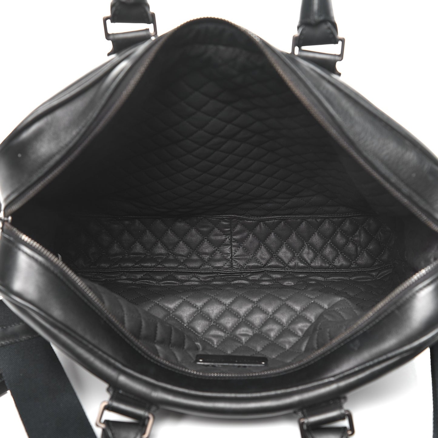 Calfskin Briefcase Nero Black