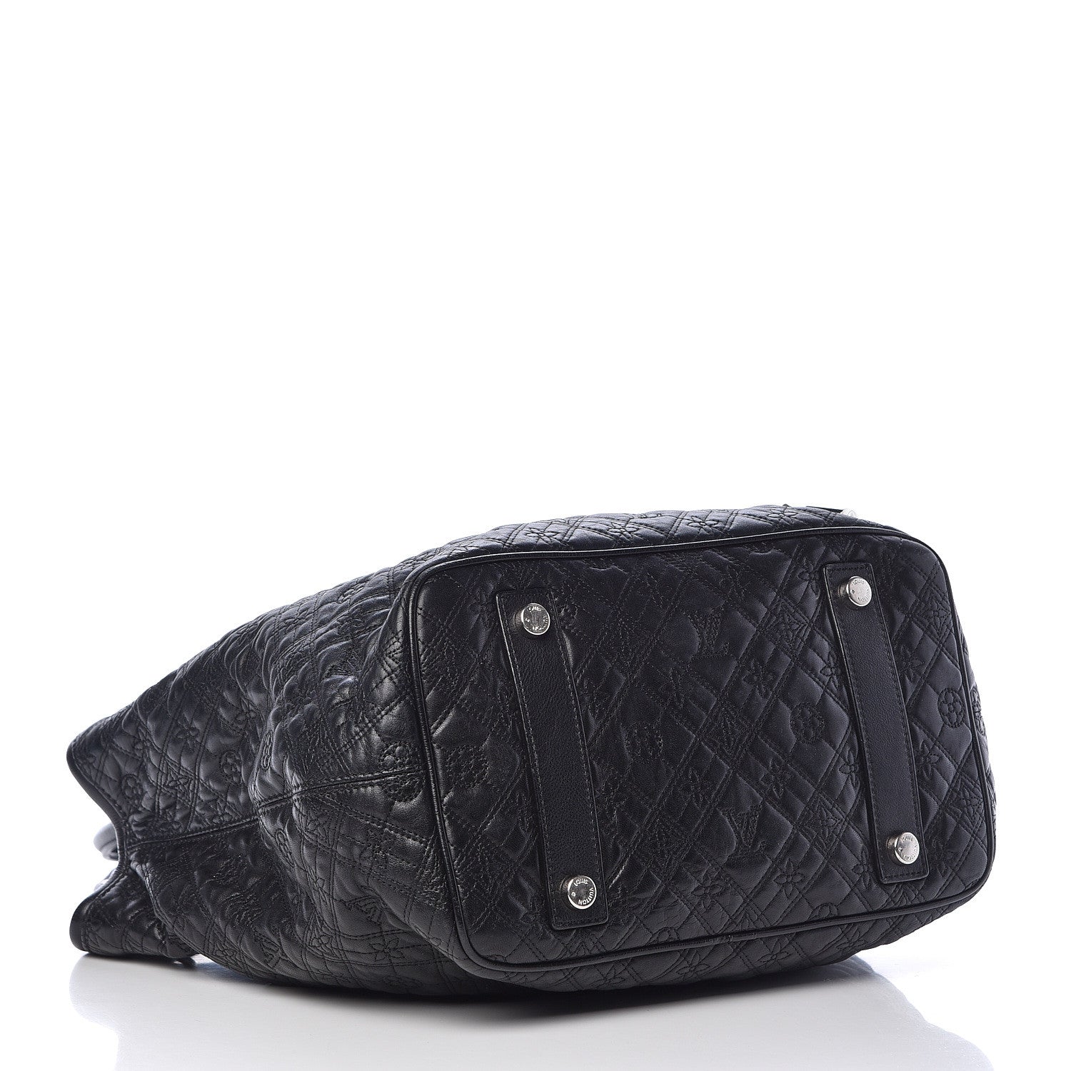 Louis Vuitton Monogram Lambskin Antheia Lilia GM Black 4 of 13