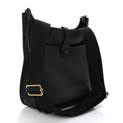 Hermes Taurillon Clemence Evelyne III PM Black 3 of 8