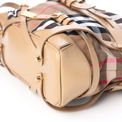 Burberry House Check Bridle Calfskin Medium Gosford Hobo 8 of 10