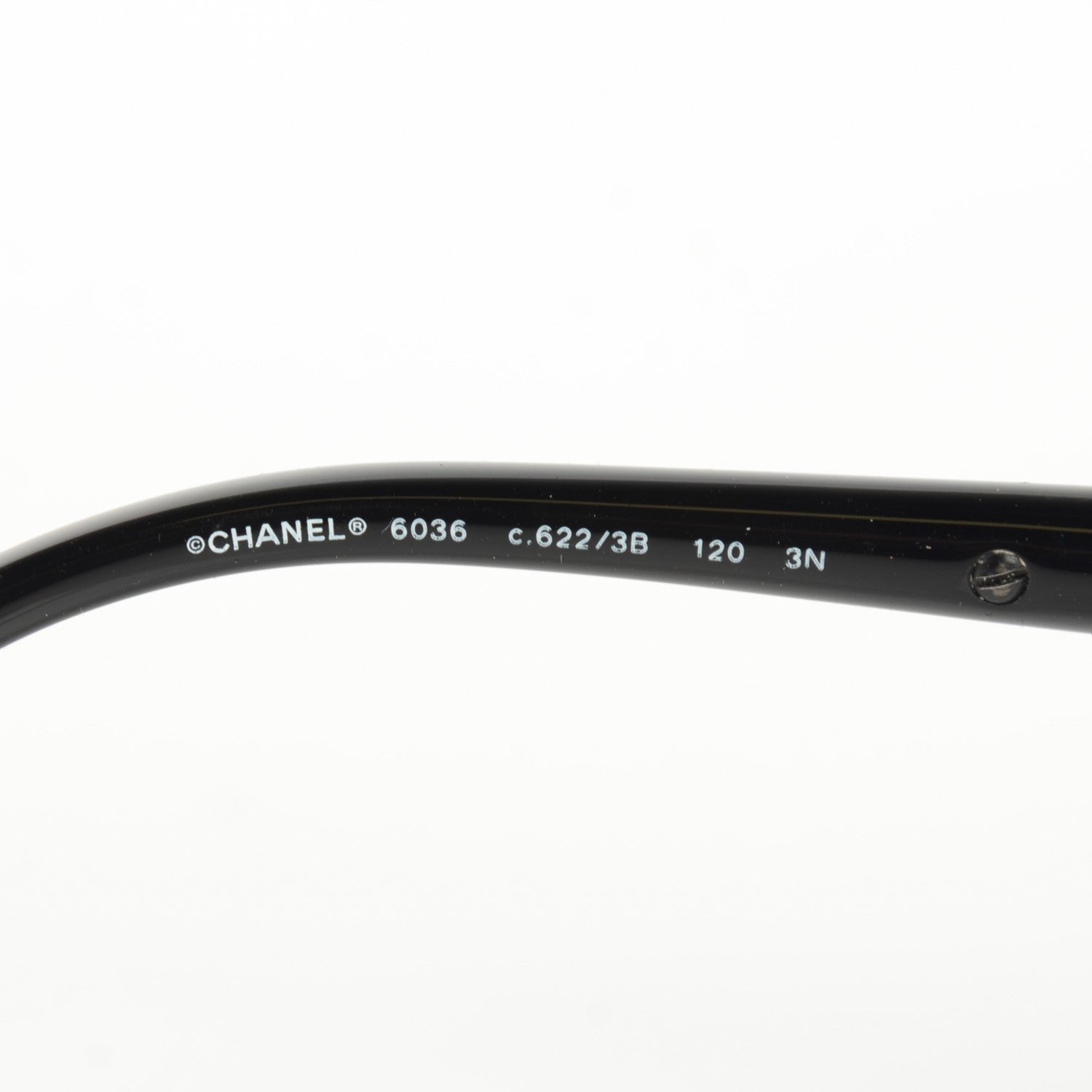 Chanel Studded Square Sunglasses 6036 Black 3 of 5