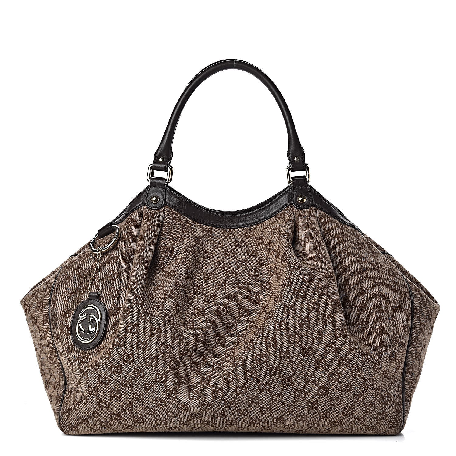 Gucci Monogram Large Sukey Tote Dark Brown 1 of 23