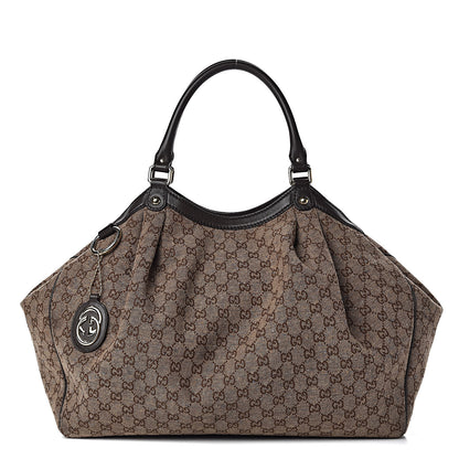 Gucci Monogram Large Sukey Tote Dark Brown 1 of 23
