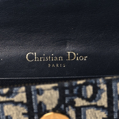 Christian Dior Oblique Saddle Belt Bag Blue 6 of 9