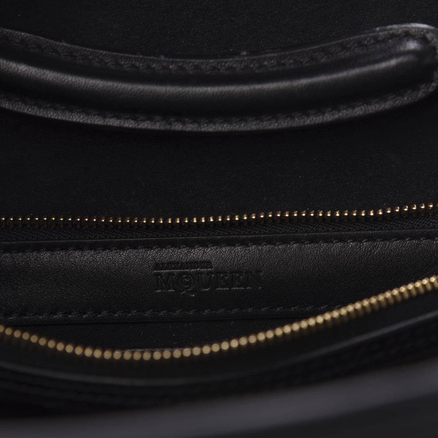 Calfskin Heroine Studded Clutch Black