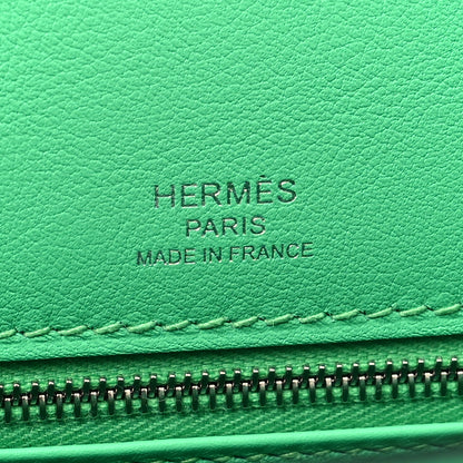 Hermes Toile Swift Kelly Sellier 25 Ecru Vert Comics 6 of 11