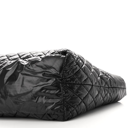 Chanel Nylon Quilted Large Coco Cocoon Tote Black 9 of 9
