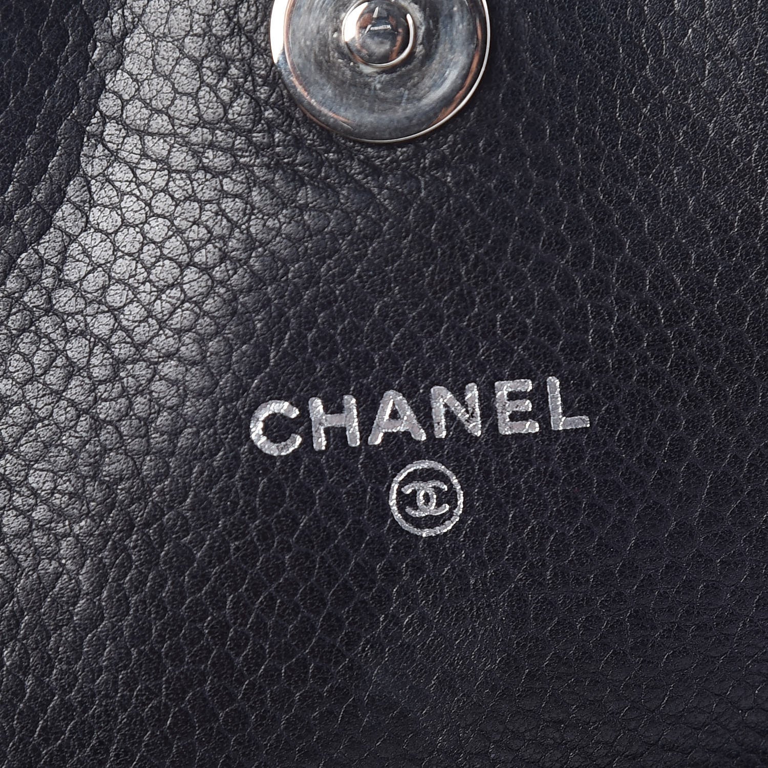 Chanel Caviar Half Moon Wallet On Chain WOC Black 6 of 12