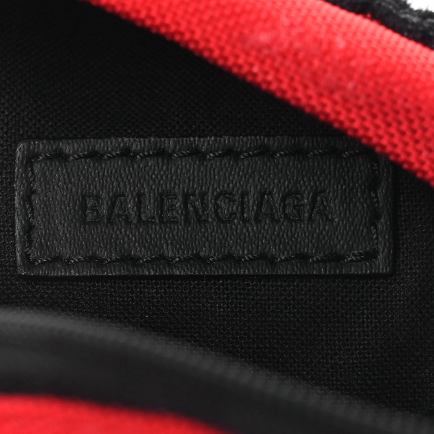 Balenciaga Recycled Casual Nylon Patches Mini Explorer Crossbody Backpack Red 6 of 11