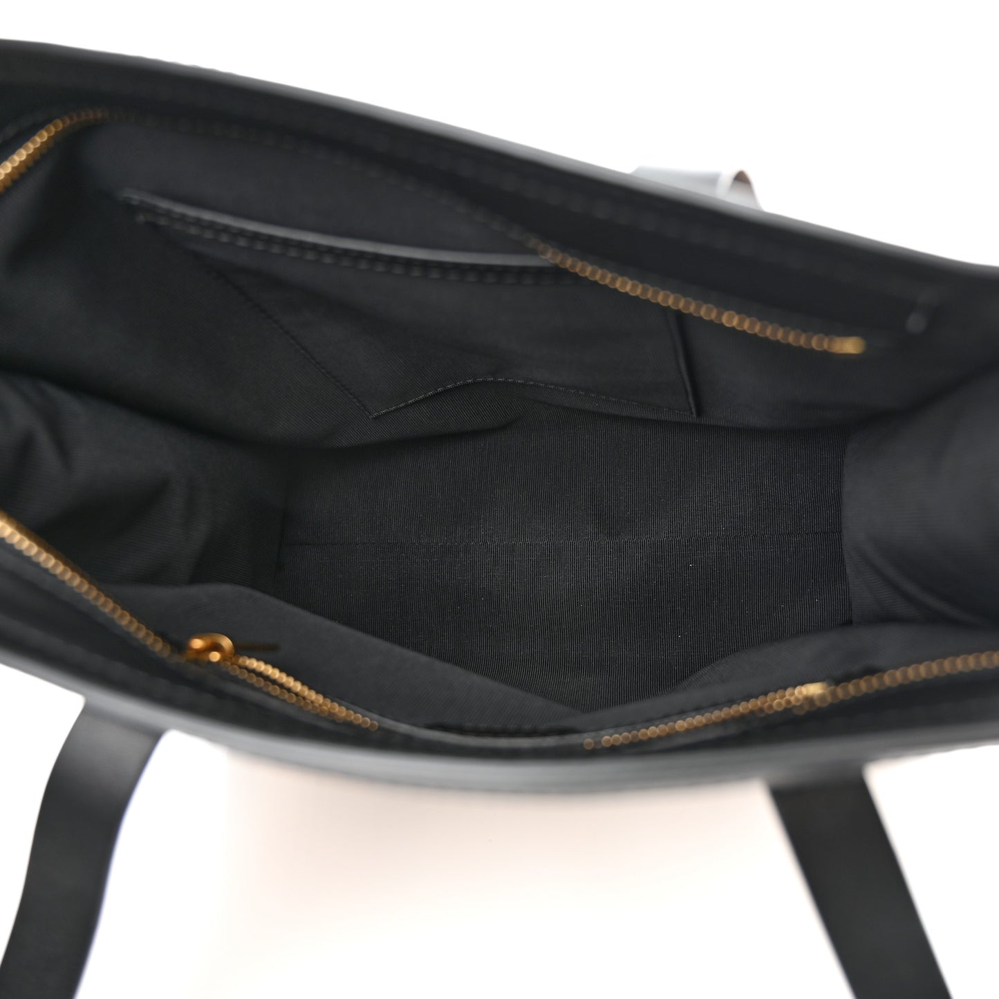 Calfskin 1983 Knight Check Link Medium Zip Tote Black