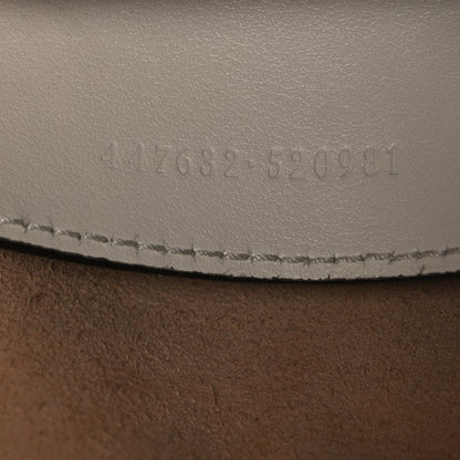 Gucci Calfskin Matelasse Small GG Marmont Chain Shoulder Bag White 7 of 11