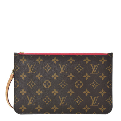 Louis Vuitton Monogram Neverfull MM GM Pochette Pivoine 1 of 6