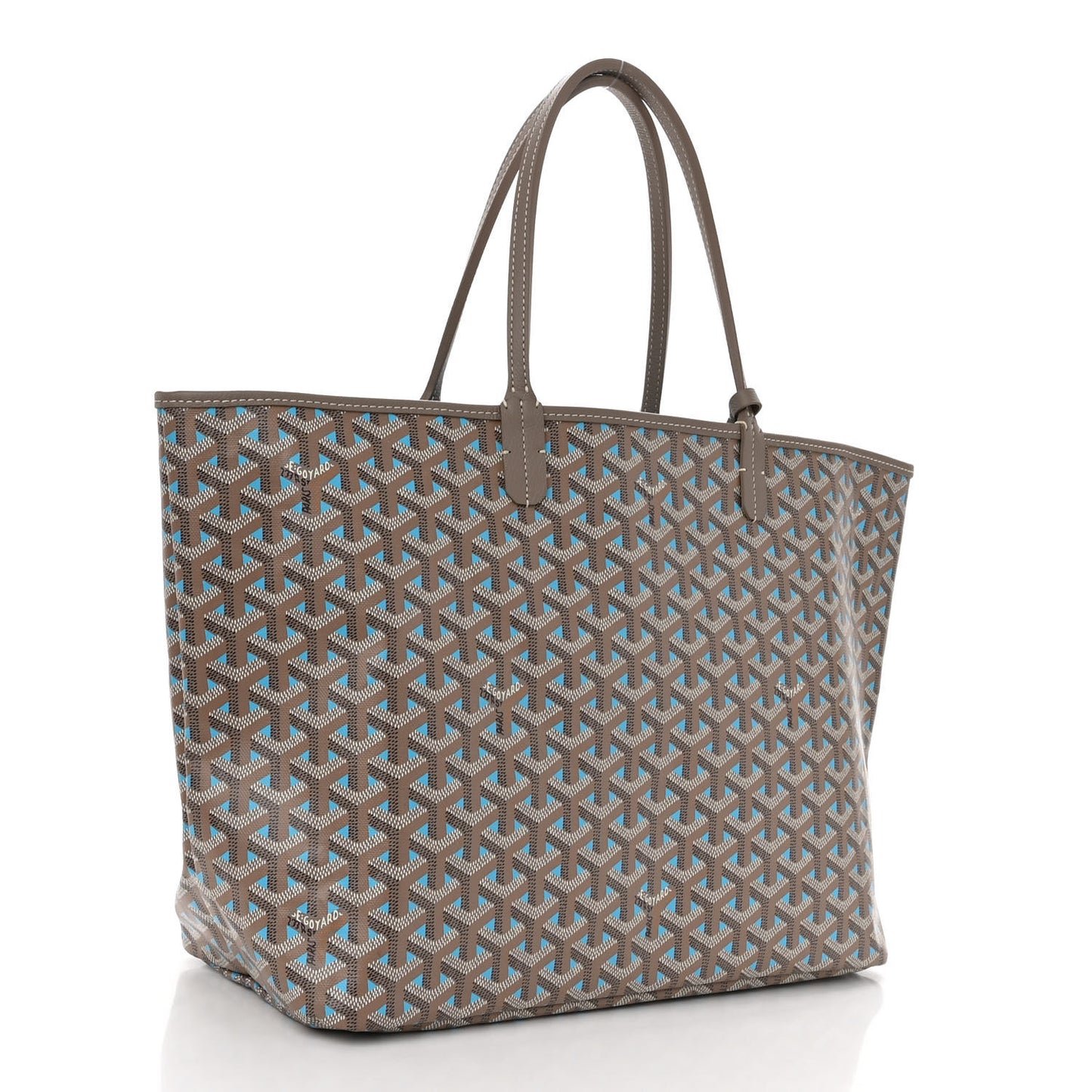 Goyardine Saint Louis Claire Voie PM Grege Turquoise