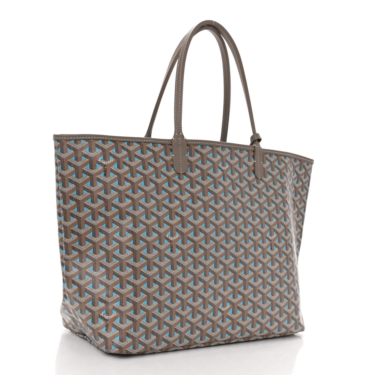 Goyard Goyardine Saint Louis Claire Voie PM Grege Turquoise 3 of 11