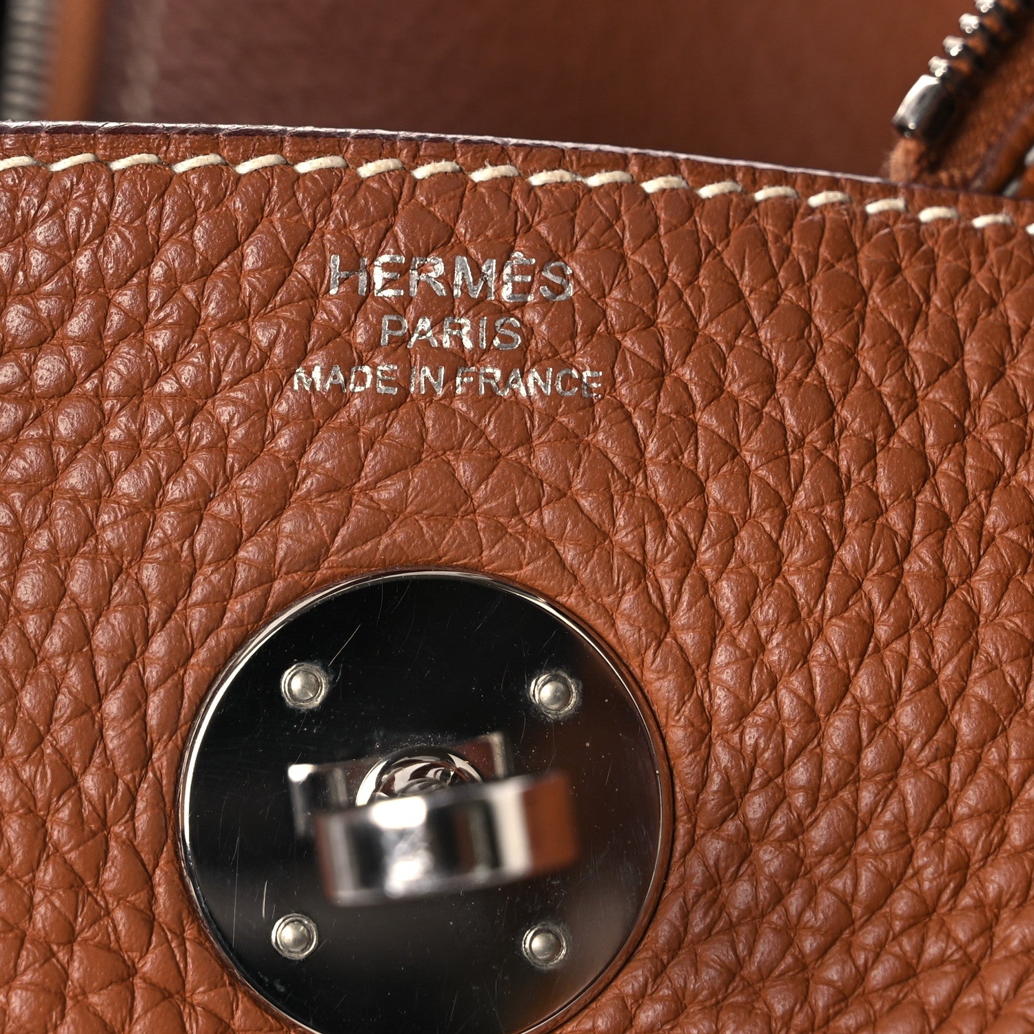 Hermes Taurillon Clemence Lindy 26 Gold 6 of 11