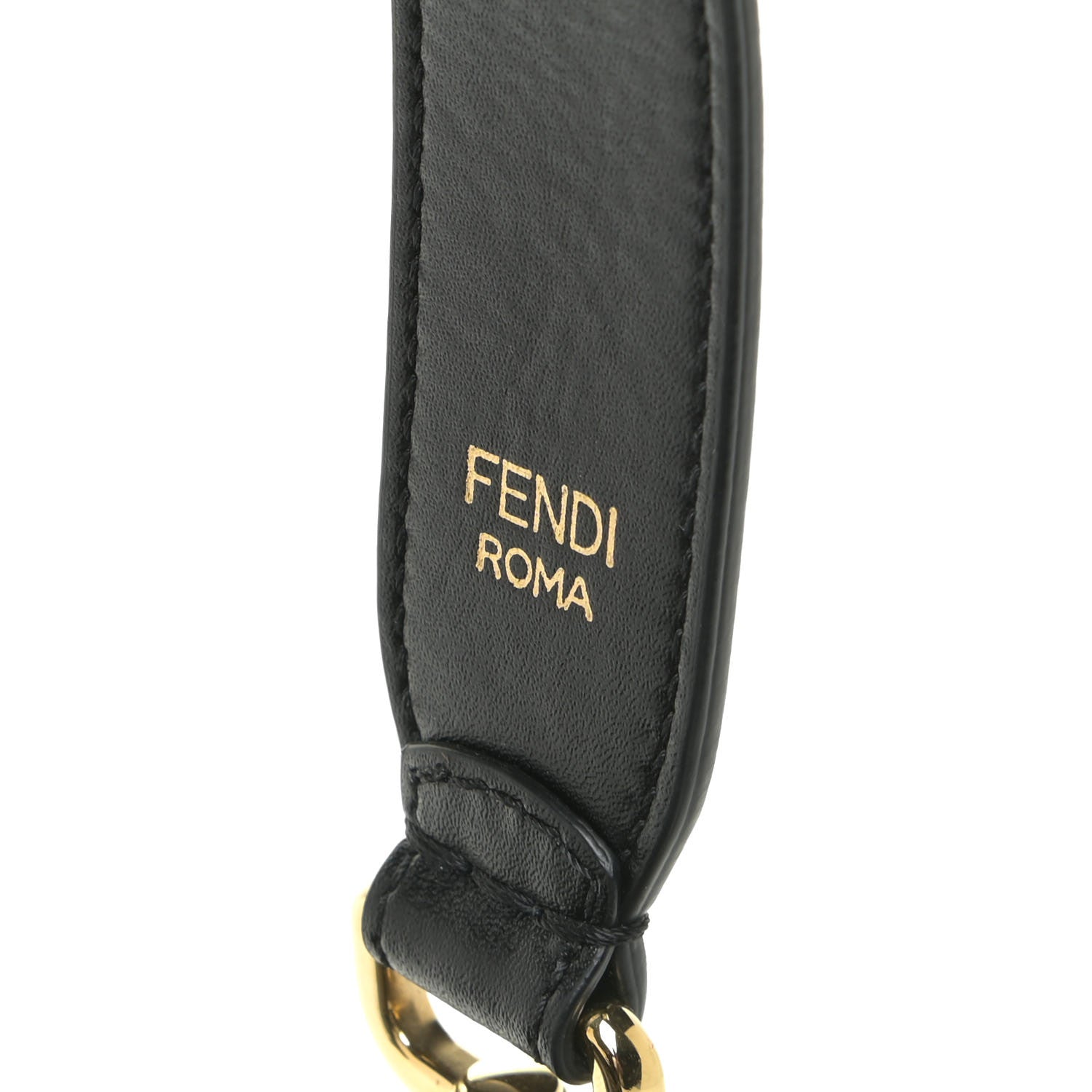 Fendi Vitello Liberty F is Fendi Bi-Color FF 1974 Embossed Mini Mon Tresor Bucket Bag Maya Black 9 of 13
