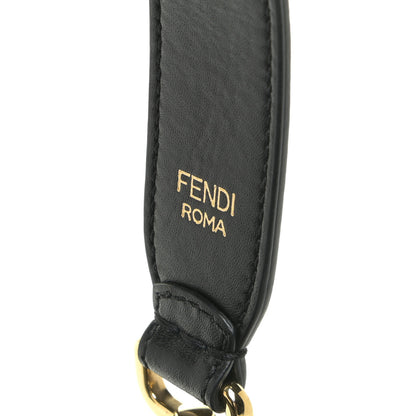 Fendi Vitello Liberty F is Fendi Bi-Color FF 1974 Embossed Mini Mon Tresor Bucket Bag Maya Black 9 of 13