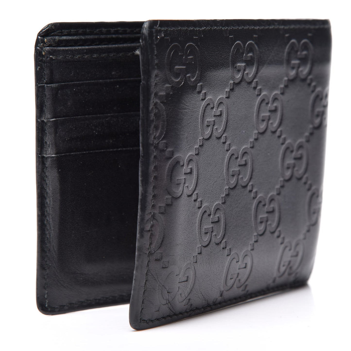 Guccissima Avel Bi-Fold Wallet Black