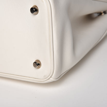 Christian Dior Smooth Calfskin Large Diorissimo Tote White 19 of 19