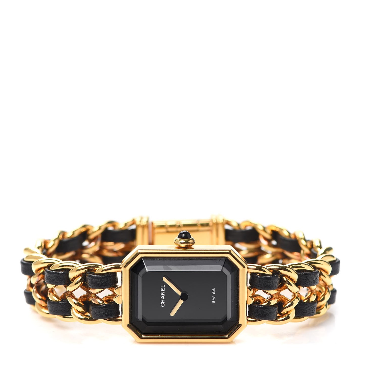 Stainless Steel Lambskin 20mm Chain Premiere Quartz Watch Gold M