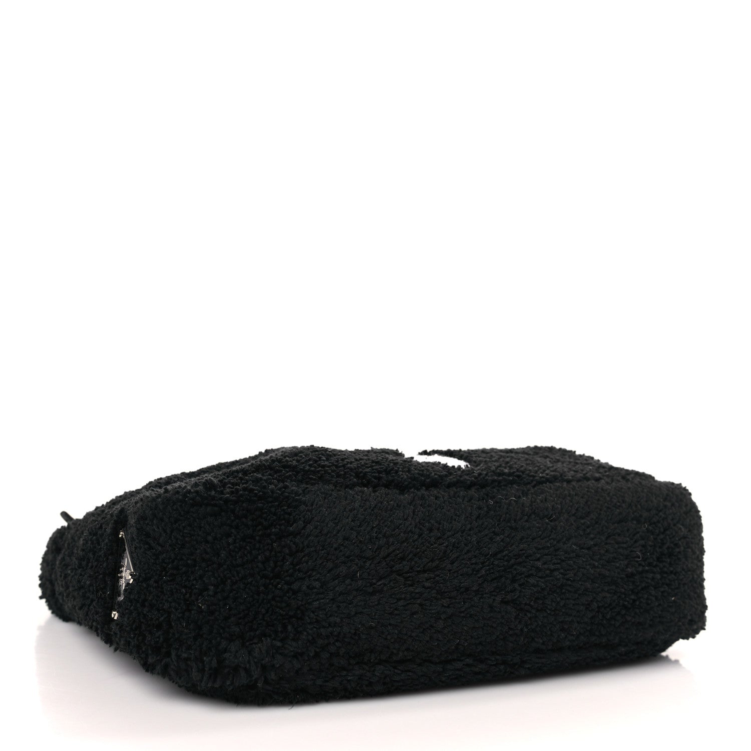 Prada Terry Cloth Mini Re-Edition 2000 Bag Black White 4 of 9