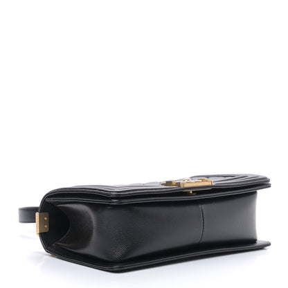 Chanel Caviar Quilted Medium Boy Flap Black 3 of 8