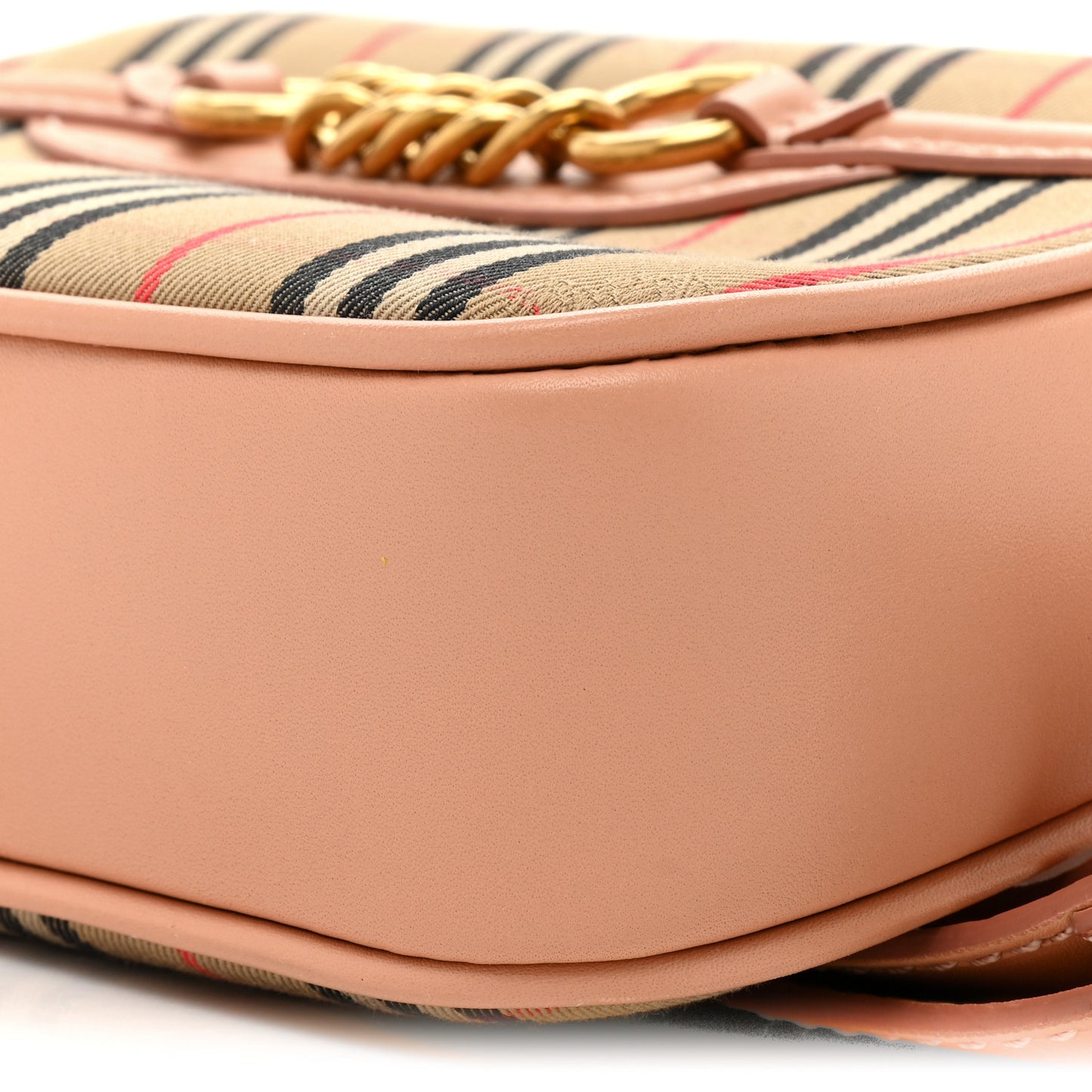 Smooth Calfskin 1983 Knight Check Link Bum Bag Pale Orchid
