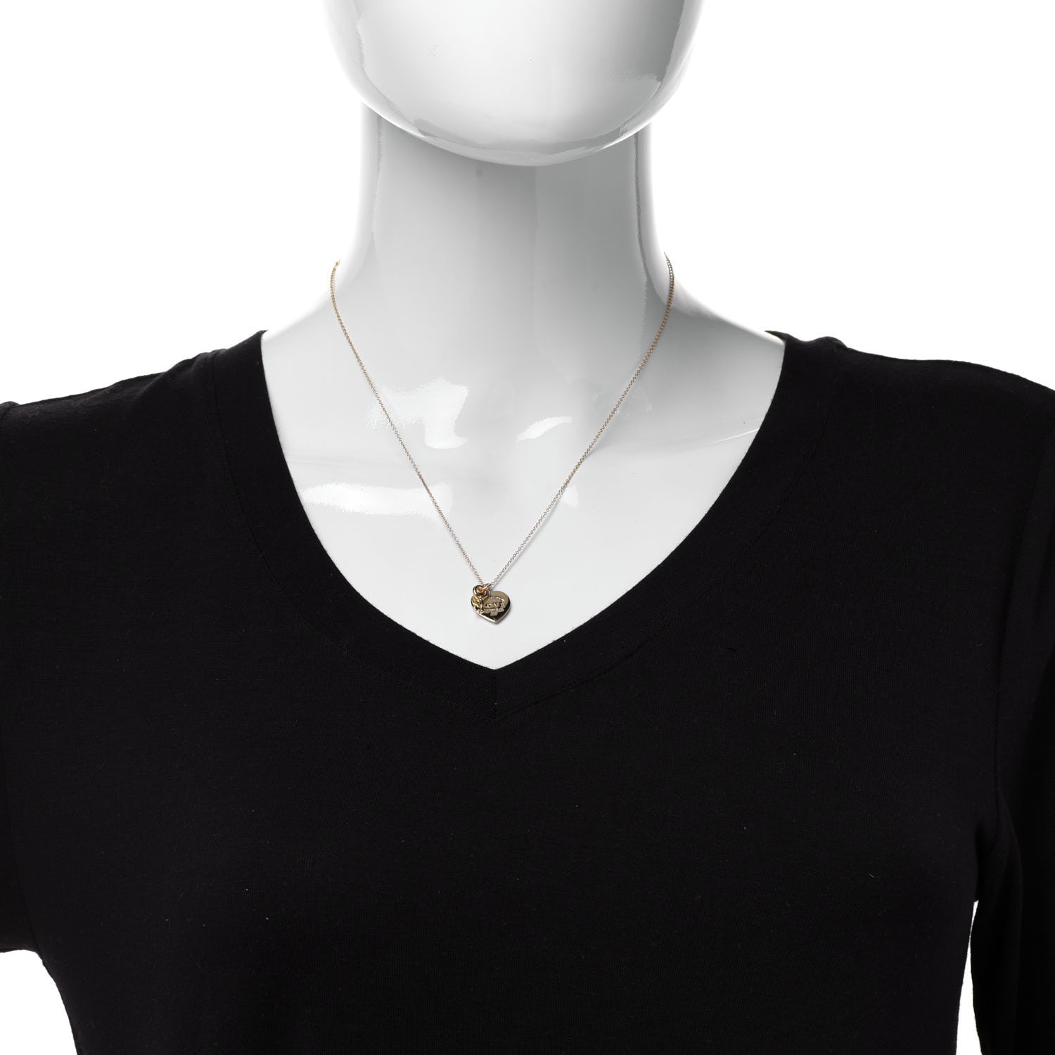 Tiffany 18K Yellow Gold Return To Tiffany Love Heart Tag Key