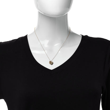 Tiffany 18K Yellow Gold Return To Tiffany Love Heart Tag Key Pendant Necklace 2 of 6