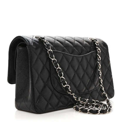 Chanel Caviar Quilted Medium Double Flap Black 3 of 10