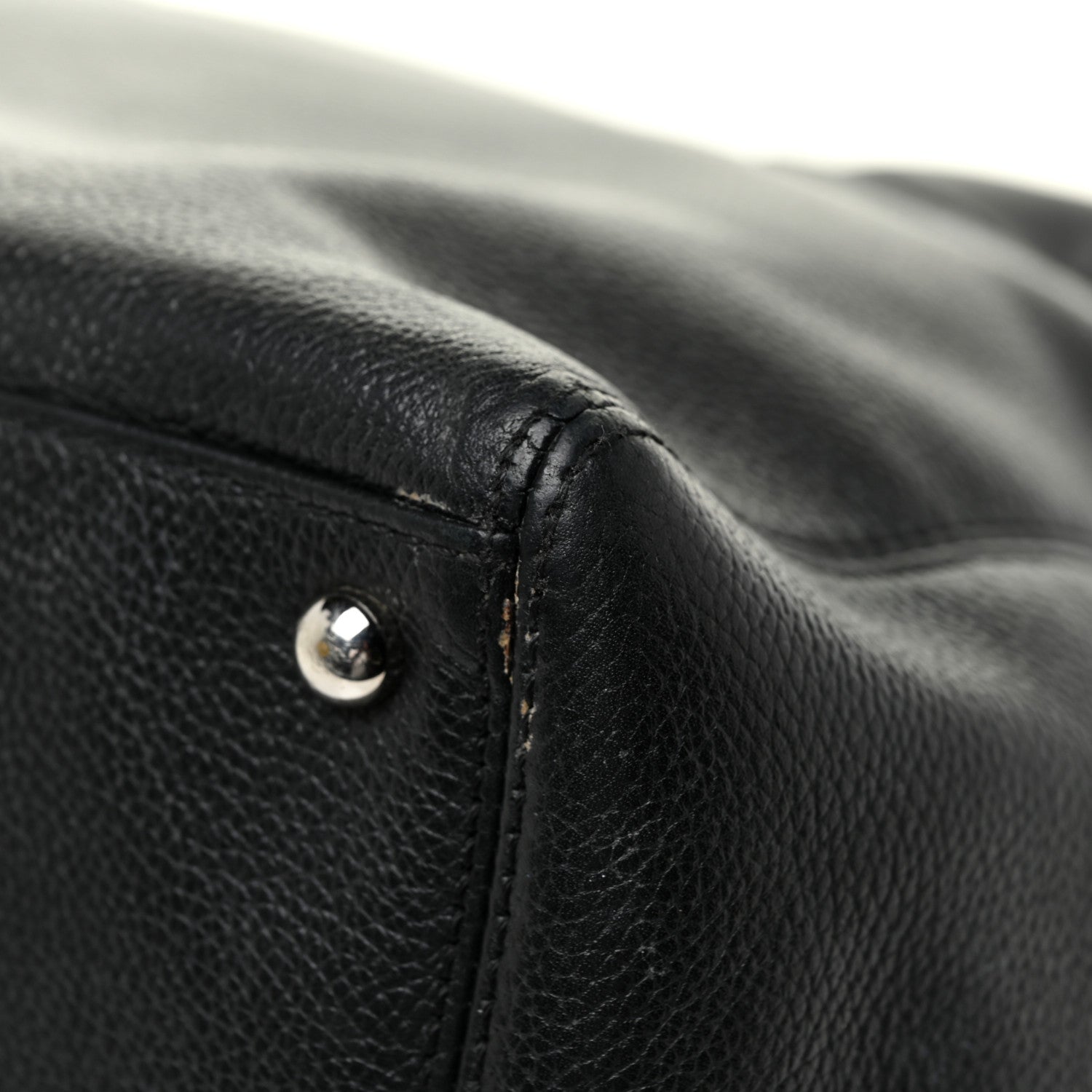 Chanel Calfskin Cerf Executive Shopper Tote Black 10 of 33