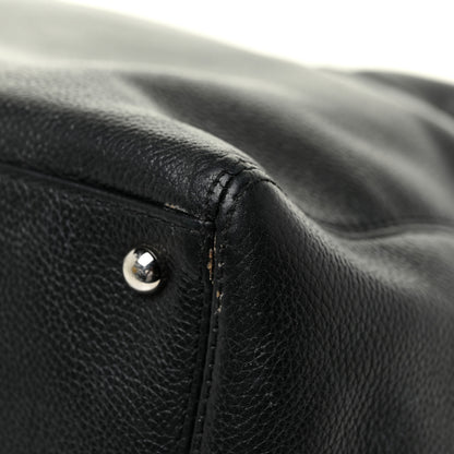 Chanel Calfskin Cerf Executive Shopper Tote Black 10 of 33