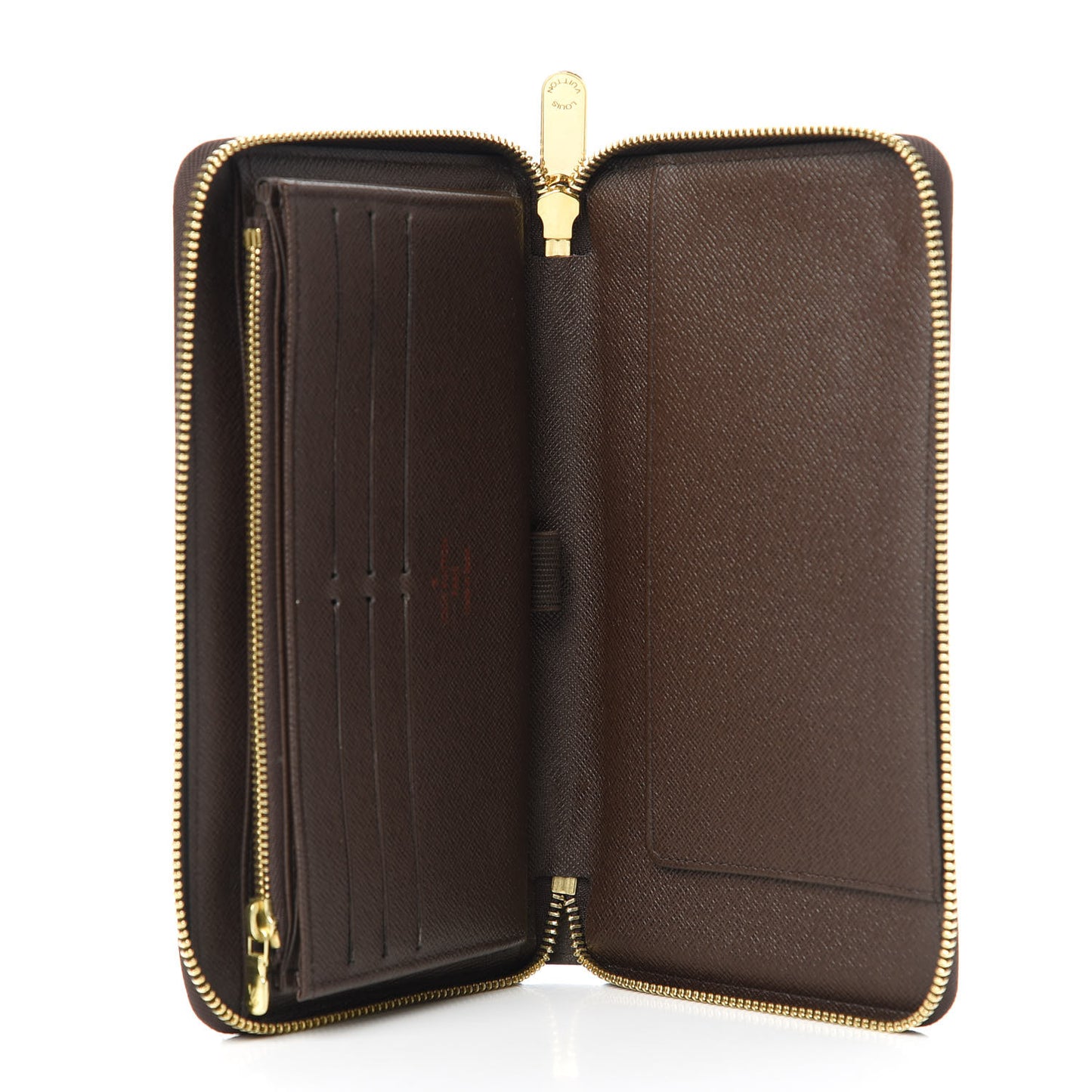 Damier Ebene Zippy Organizer Wallet