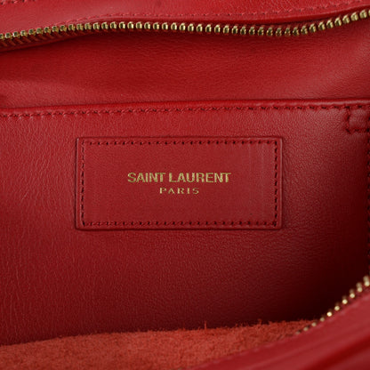Saint Laurent Calfskin Small Classic Y Cabas Red 6 of 7