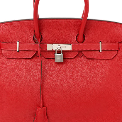 Hermes Togo Birkin 35 Rouge Casaque 8 of 14