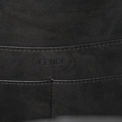 Fendi Fabric Jacquard Vitello Grace FF 1974 Medium Fendi Origami Tobacco Moro Ebano 6 of 8