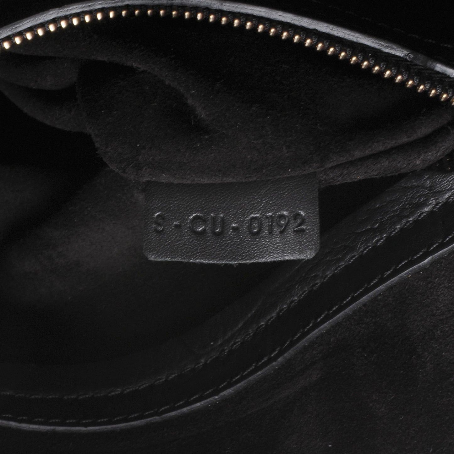 Crocodile Embossed Small Phantom Luggage Black