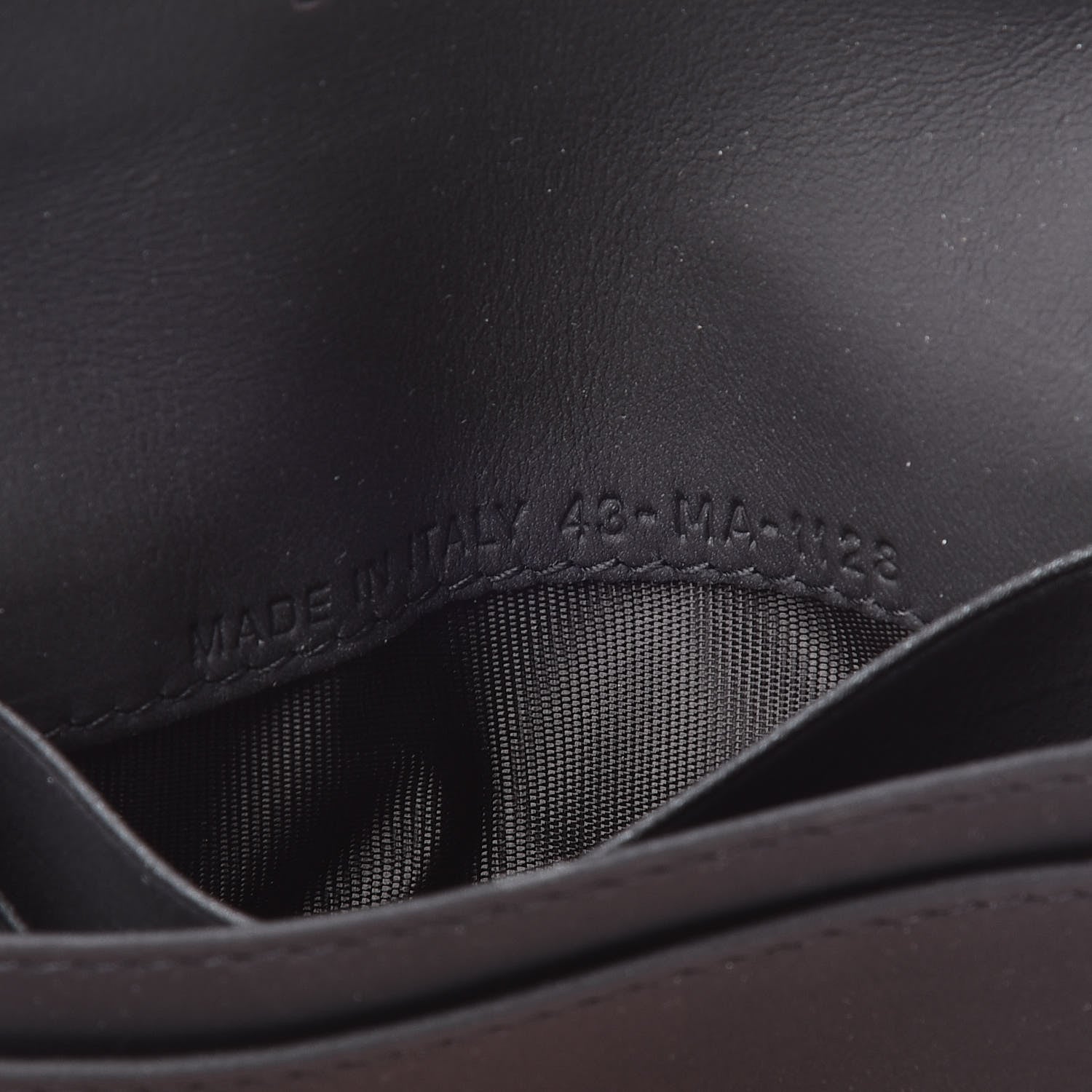 Christian Dior Ultra Matte Calfskin Saddle Card Holder Black 7 of 9