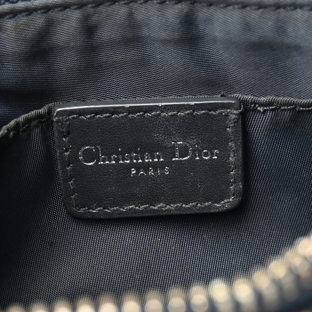 Christian Dior Monogram Shoulder Bag Pochette Blue 6 of 10