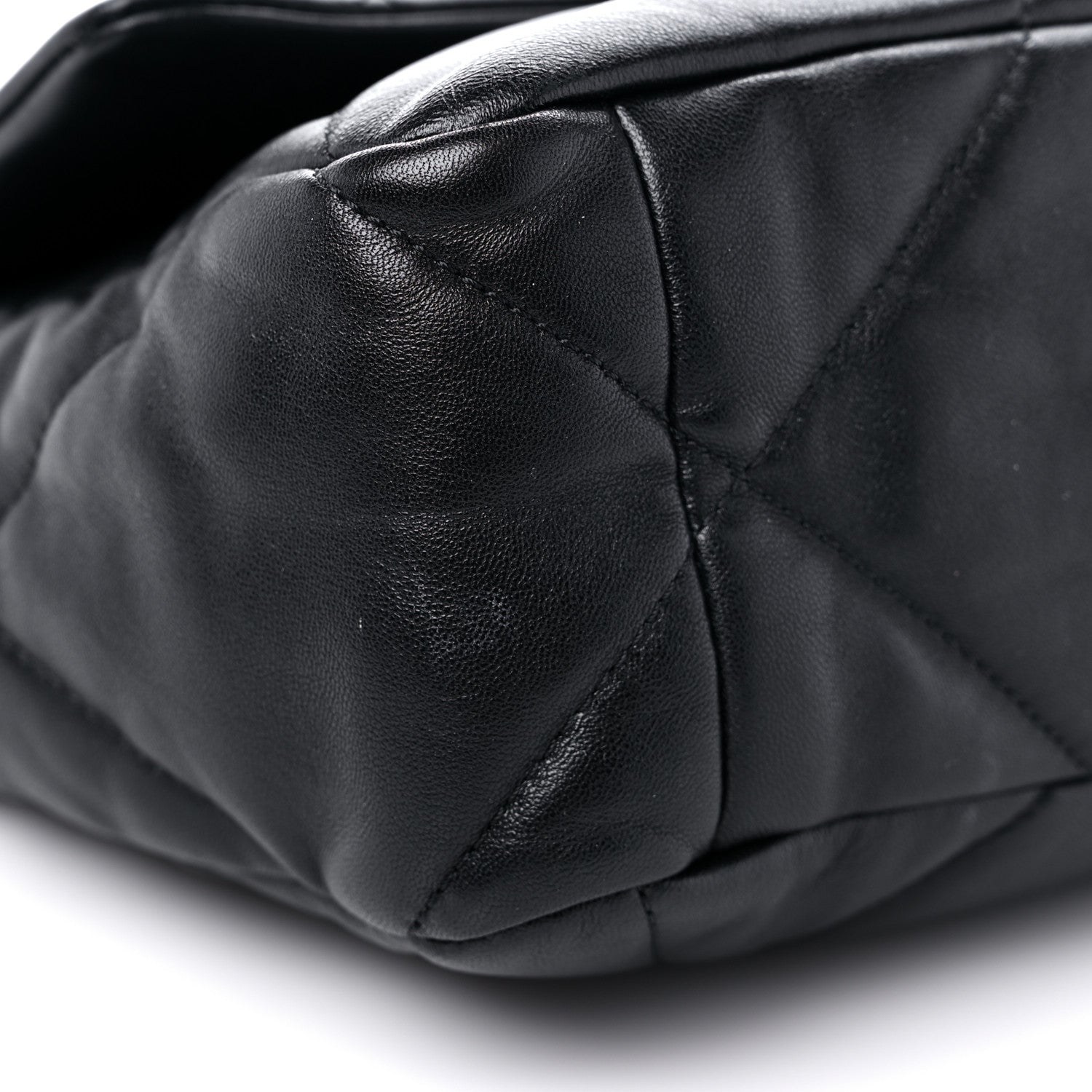 Chanel Lambskin Quilted Large Chanel 19 Flap Black 8 of 9