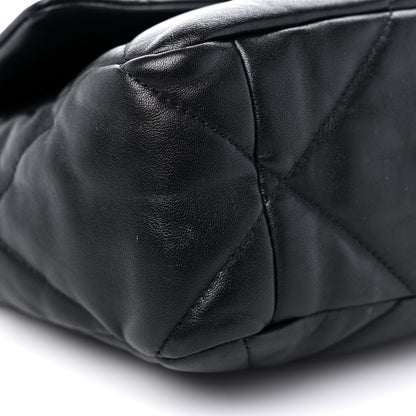 Chanel Lambskin Quilted Large Chanel 19 Flap Black 8 of 9