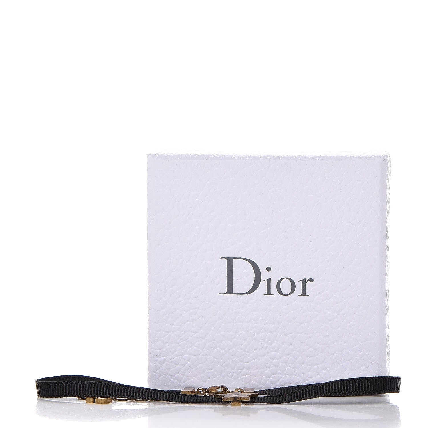 Christian Dior Ribbon Star Choker Black 4 of 4