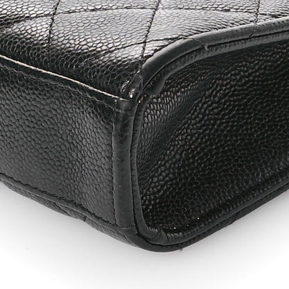 Chanel Caviar Quilted Classic Phone Holder Black 11 of 13